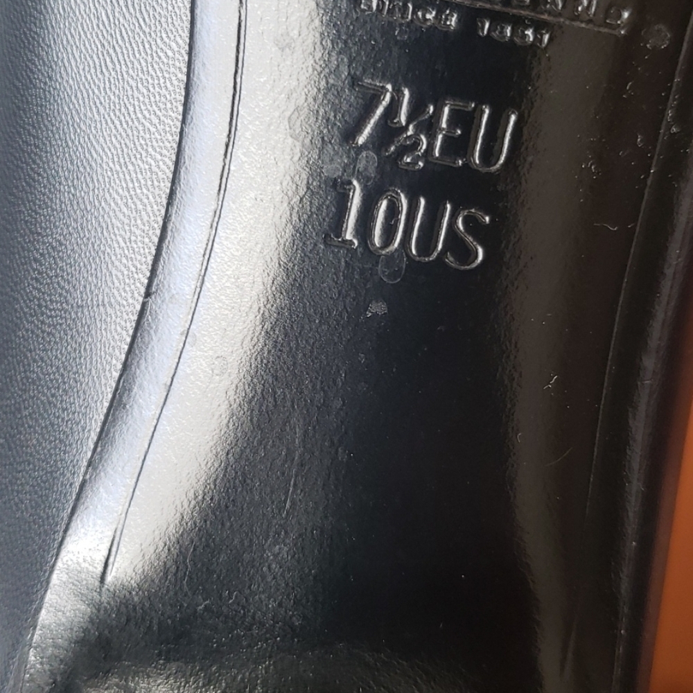 BALLY heels. Vintage leather blue heels - Picture 9 of 9